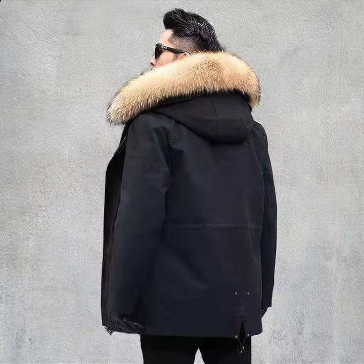 Drune | Herren Parka mit hohem Kragen