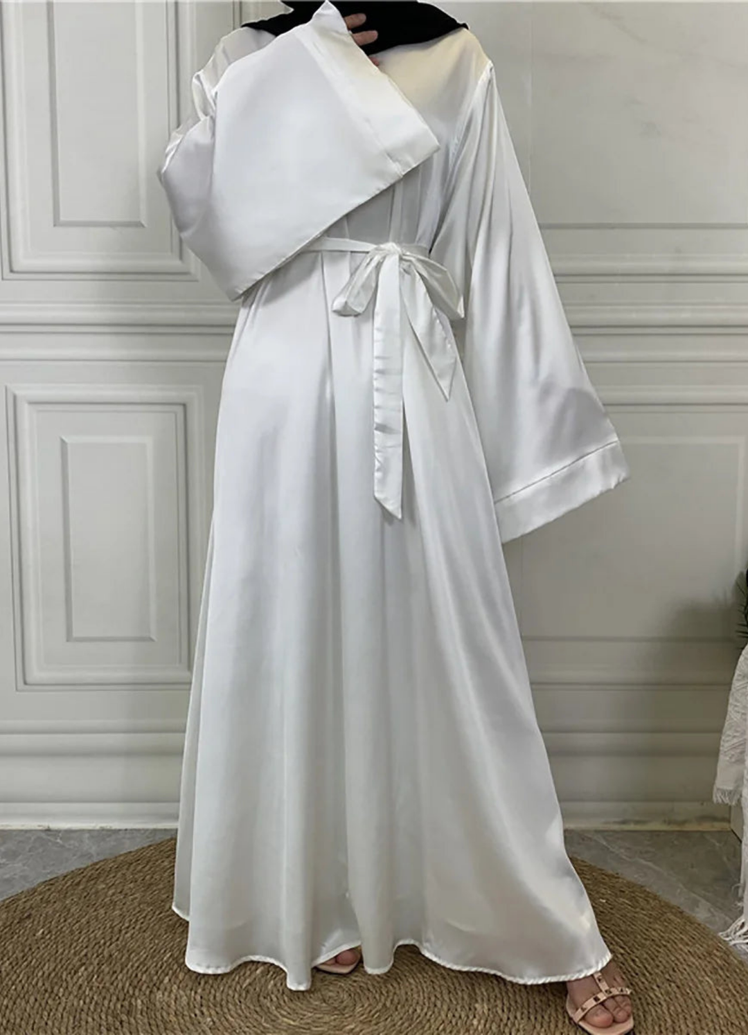 Drune | Klassische Damen Langarm Maxikleid