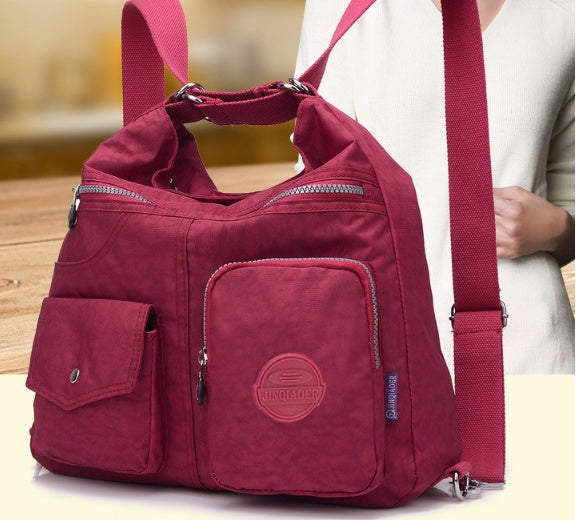 Drune | Designer Handtasche Aus Wasserfestem Bylon Stoff Mit Großem Fassungsvermögen