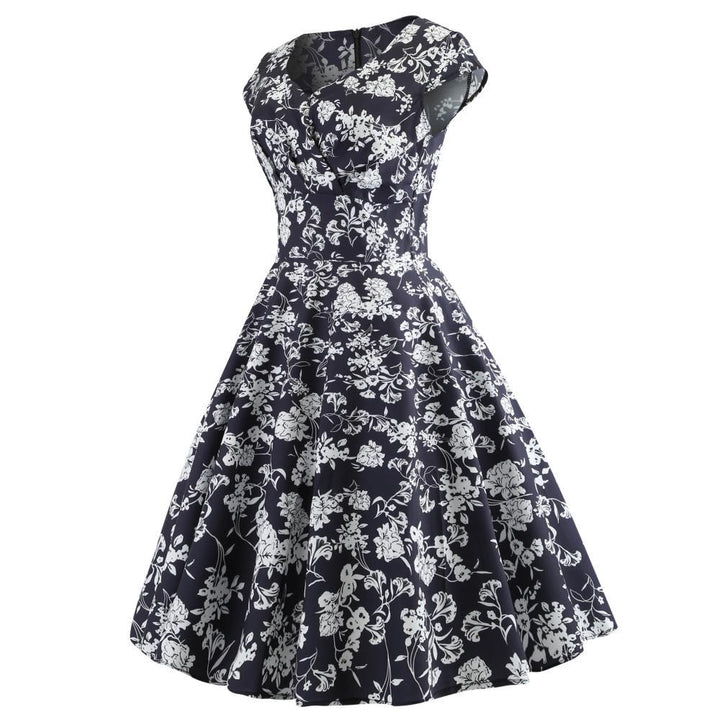Damen Wickelkleid mit elegantem floralem Design und schmeichelndem Schnitt Drune