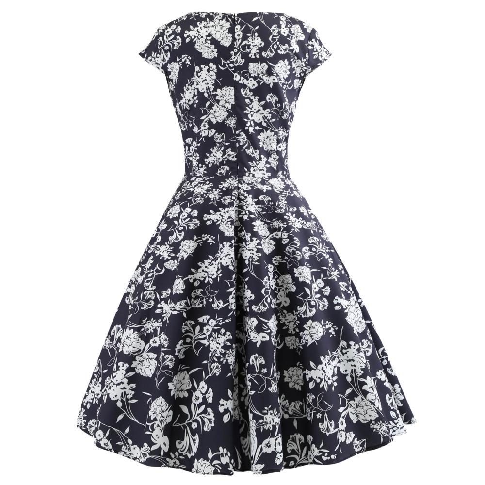 Damen Wickelkleid mit elegantem floralem Design und schmeichelndem Schnitt Drune