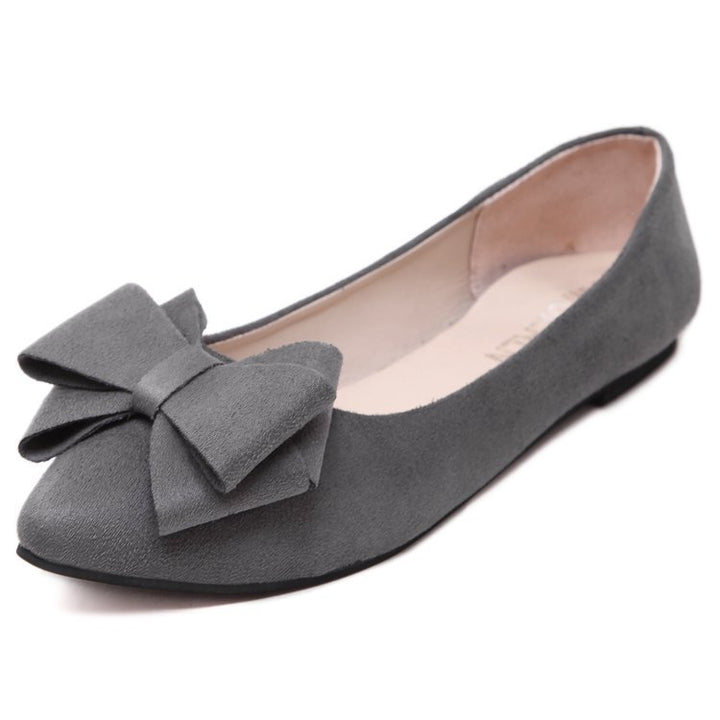 Damen Ballerinas mit elegantem Schleifen-Design und weichem Obermaterial Drune
