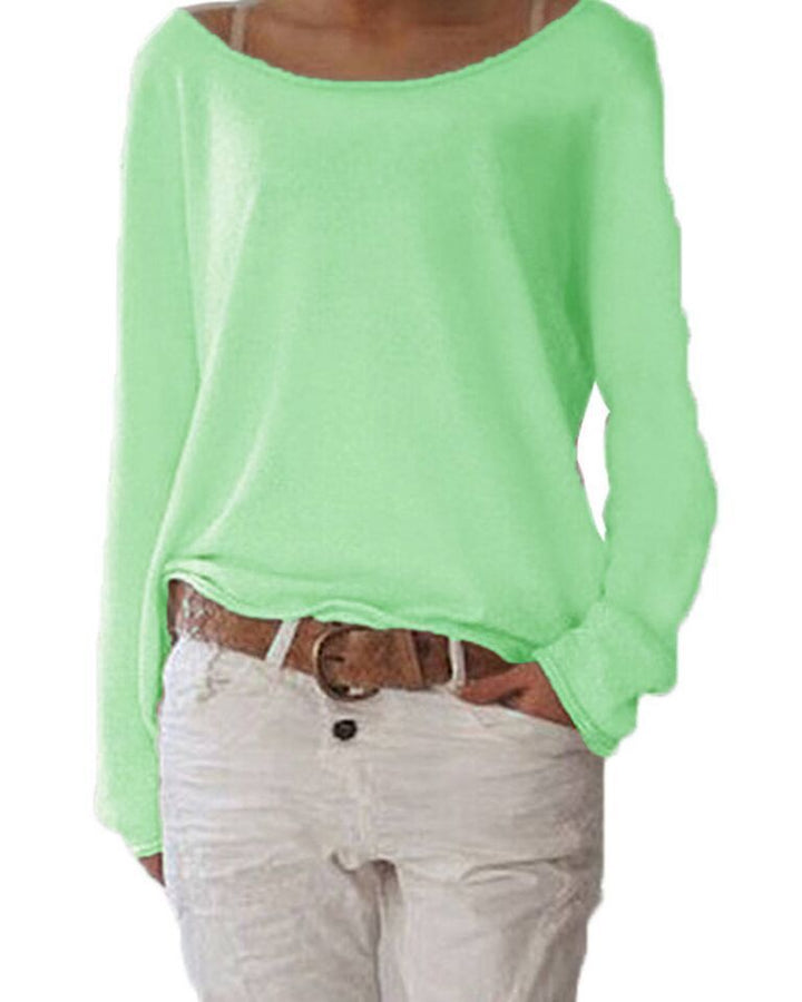 Drune | Eleganter Leichter Pullover Mit Rundhalsausschnitt