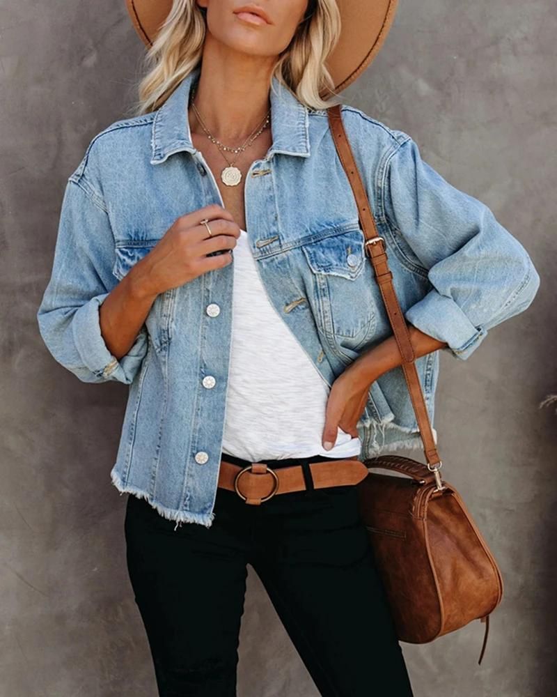 Drune | Vielseitiger Gewaschener Denim Mantel