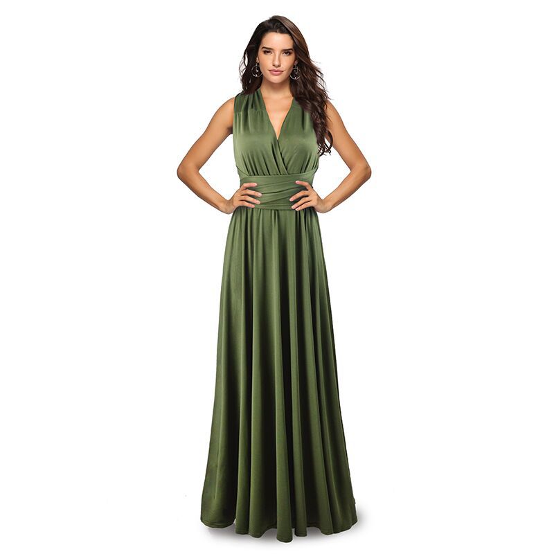 Drune | Multi-Wear Multi-Seil Kreuz rückenfrei Bandage Kleid