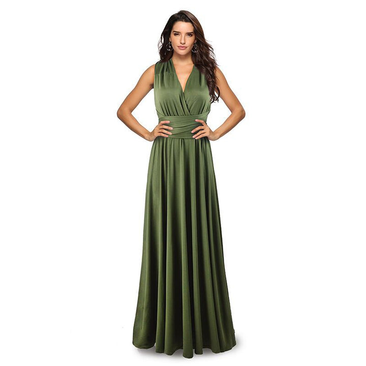 Drune | Multi-Wear Multi-Seil Kreuz rückenfrei Bandage Kleid