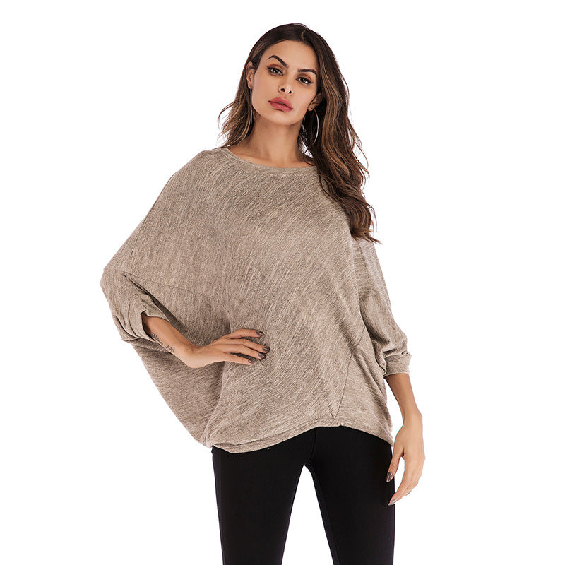 Damen Oversized Sweater mit lässigem Schnitt Drune
