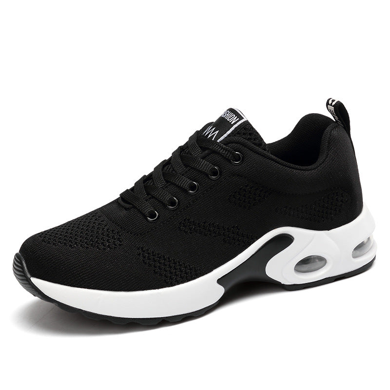 Damen nan atmungsaktive Strick-Laufschuhe mit Luftpolster und stoßabsorbierender Sohle Drune