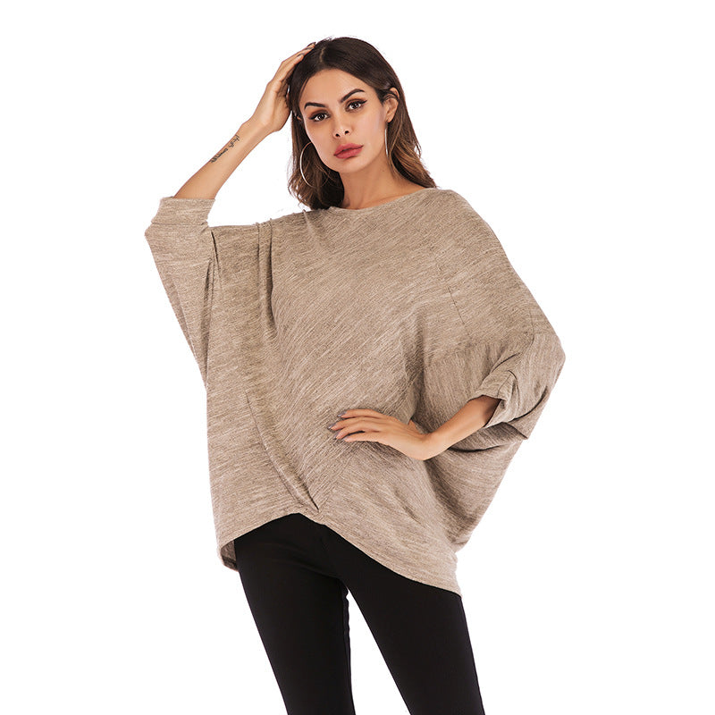 Damen Oversized Sweater mit lässigem Schnitt Drune