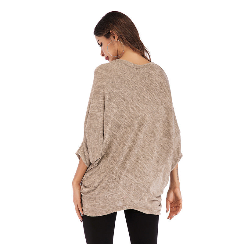 Damen Oversized Sweater mit lässigem Schnitt Drune
