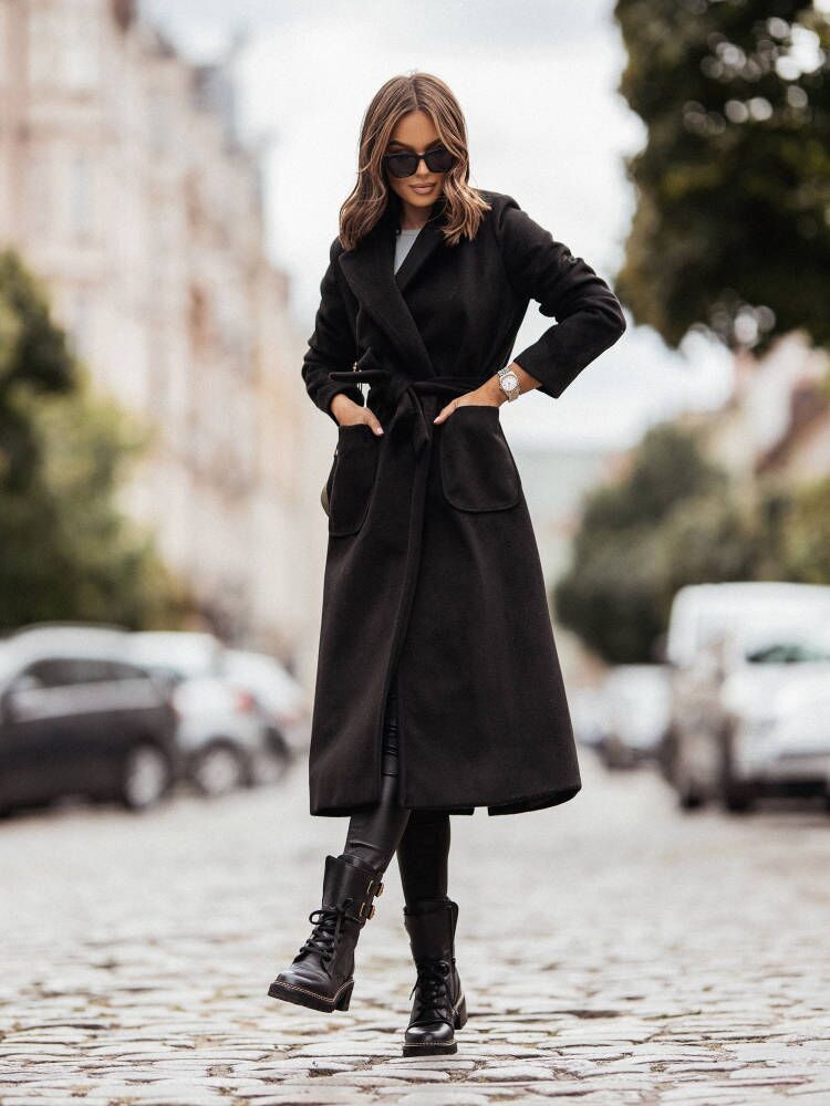 Drune | Eleganter Langarmmantel für Frauen