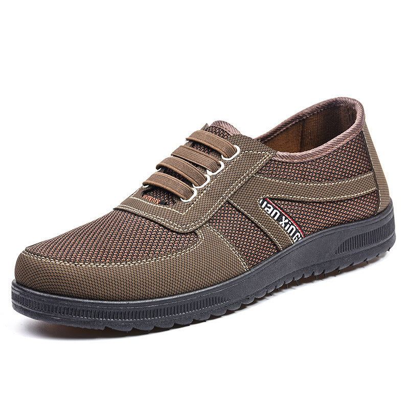 Herren nan atmungsaktiver Freizeit-Sneaker mit Mesh-Textiloberseite, gepolstertem Komfortfußbett und griffiger rutschfester Gummilaufsohle Drune