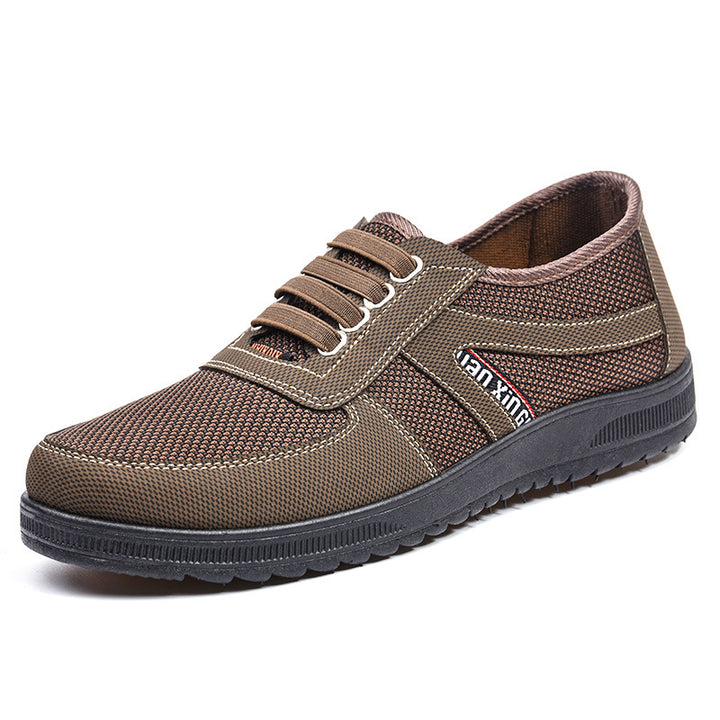 Herren nan atmungsaktiver Freizeit-Sneaker mit Mesh-Textiloberseite, gepolstertem Komfortfußbett und griffiger rutschfester Gummilaufsohle Drune