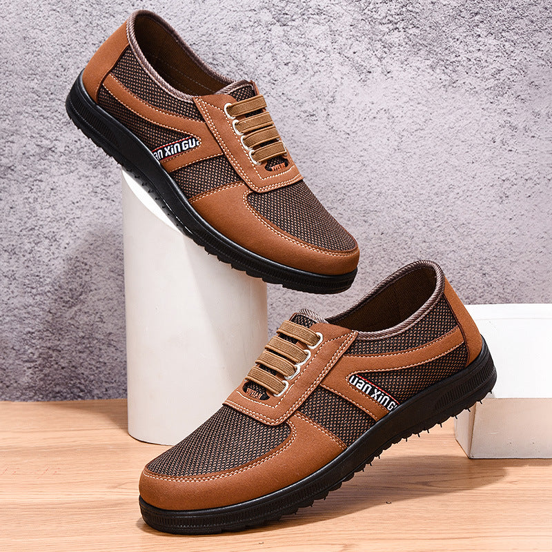 Herren nan atmungsaktiver Freizeit-Sneaker mit Mesh-Textiloberseite, gepolstertem Komfortfußbett und griffiger rutschfester Gummilaufsohle Drune