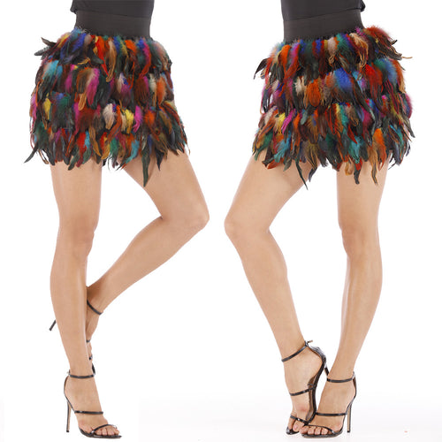 Damen Federrock Drune