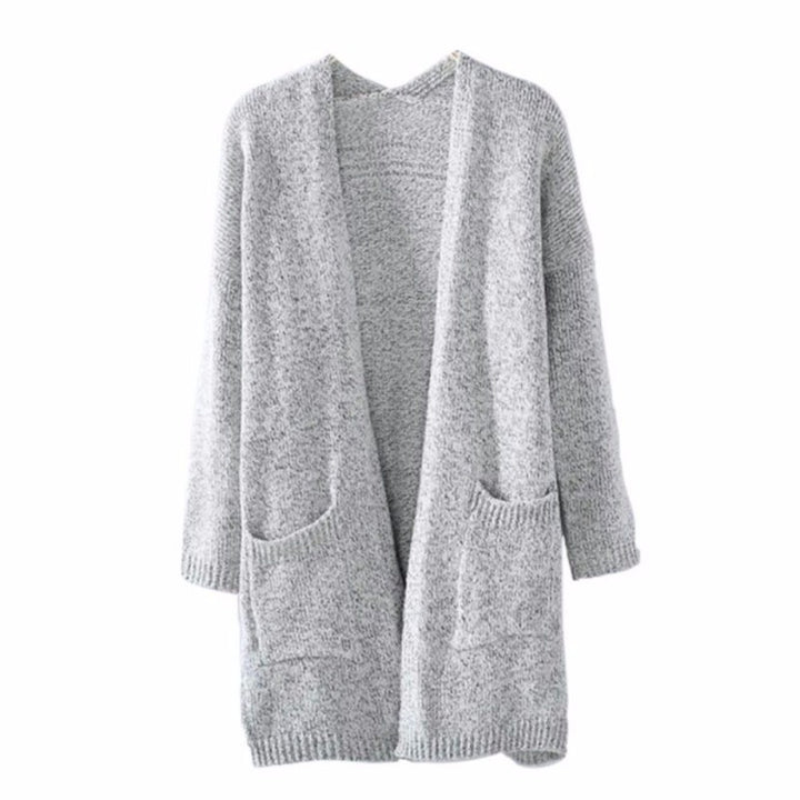 Damen Strickcardigan mit tiefen Taschen und lässigem Schnitt Drune
