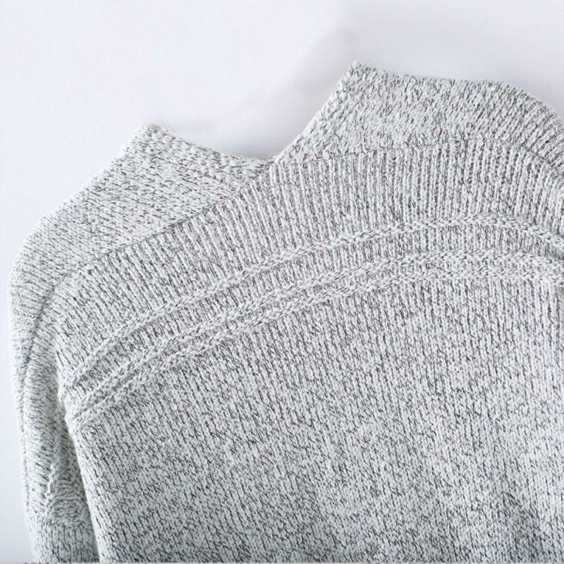 Damen Strickmantel mit tiefen Taschen und offenem Schnitt Drune