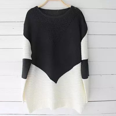 Damen Strickpullover mit strukturiertem Oberteil und modernem Schnitt Drune