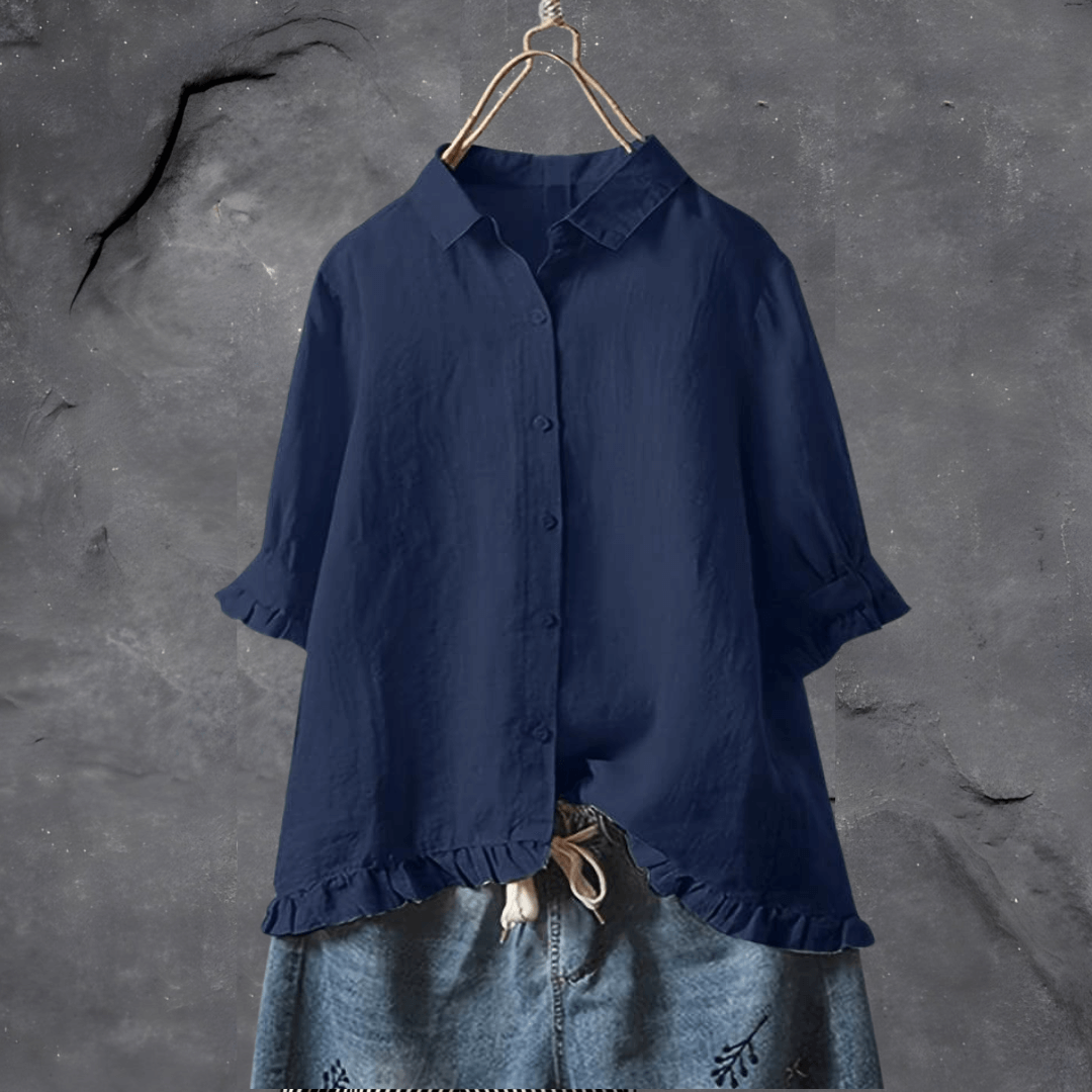 Drune | Bluse Mit Knöpfen Für Damen