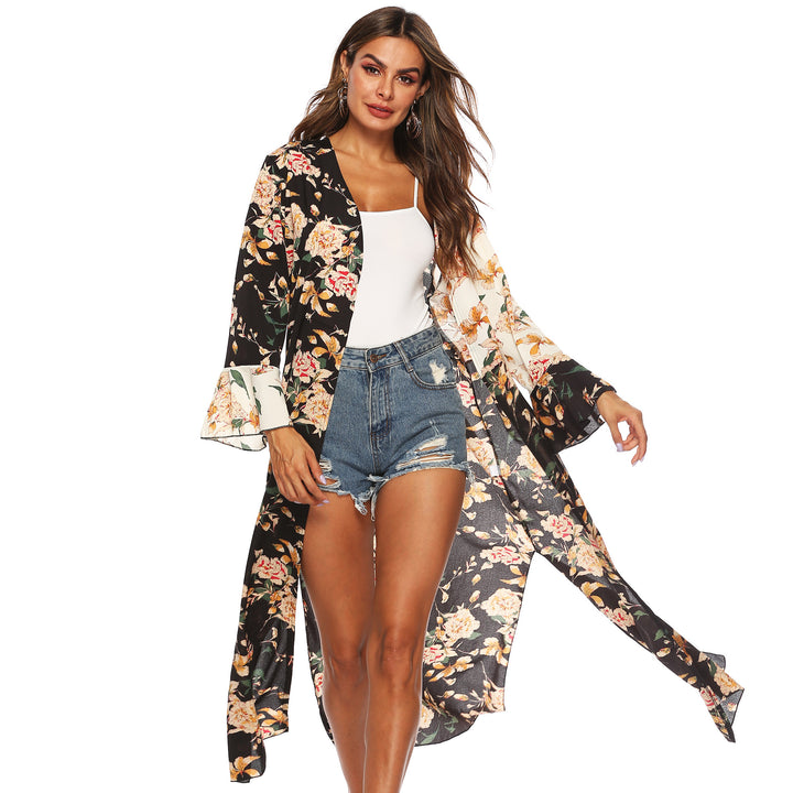 Damen floraler Kimono von Drune