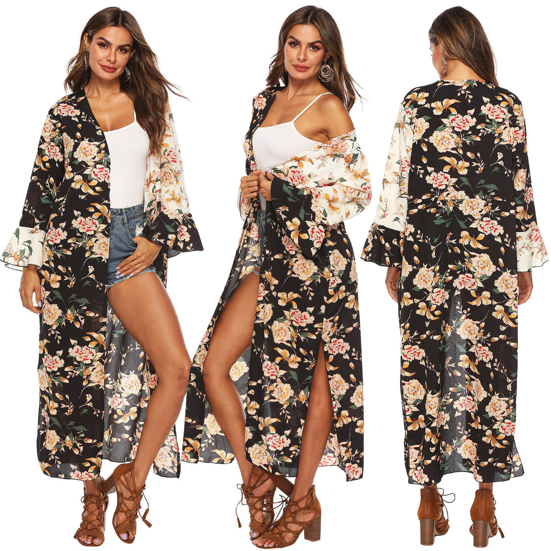 Damen floraler Kimono von Drune