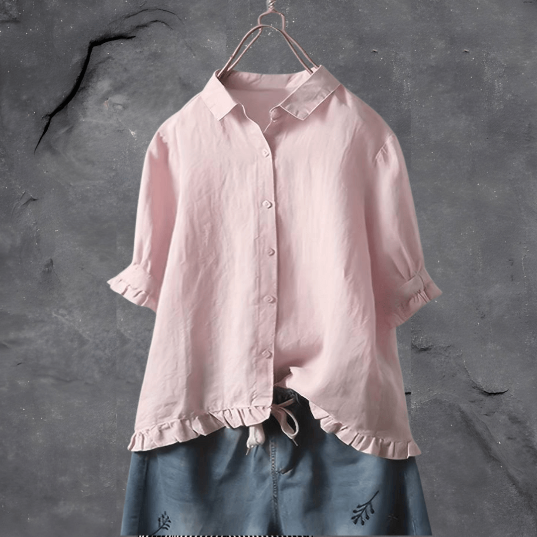 Drune | Bluse Mit Knöpfen Für Damen