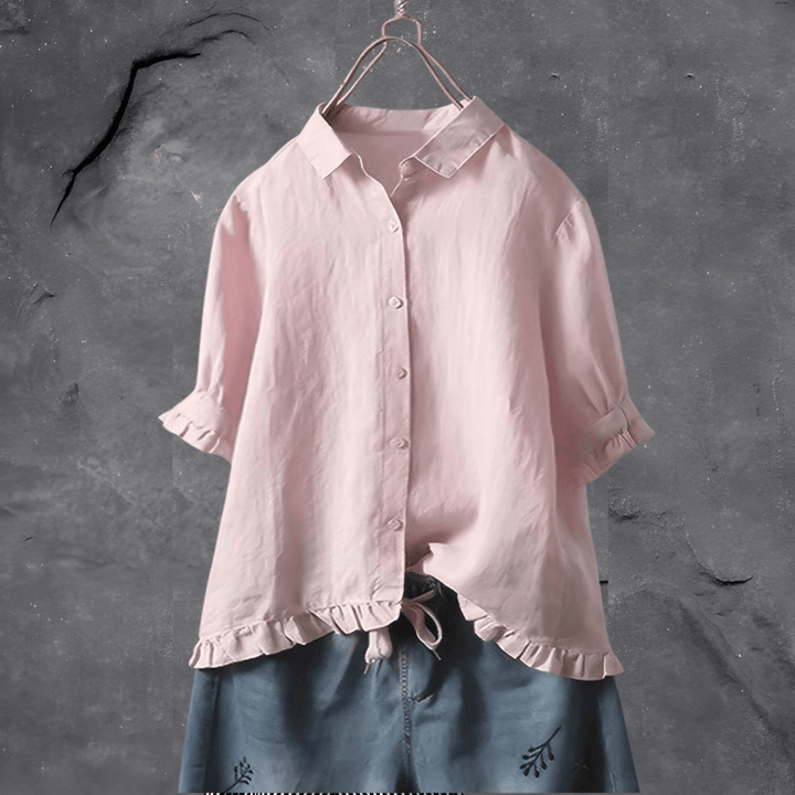 Drune | Bluse Mit Knöpfen Für Damen
