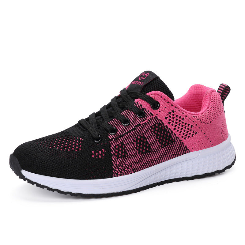 Damen nan atmungsaktive Strick-Laufsneaker mit nahtlosem Maschenobermaterial und reaktionsfreudiger Schaumdämpfung Drune