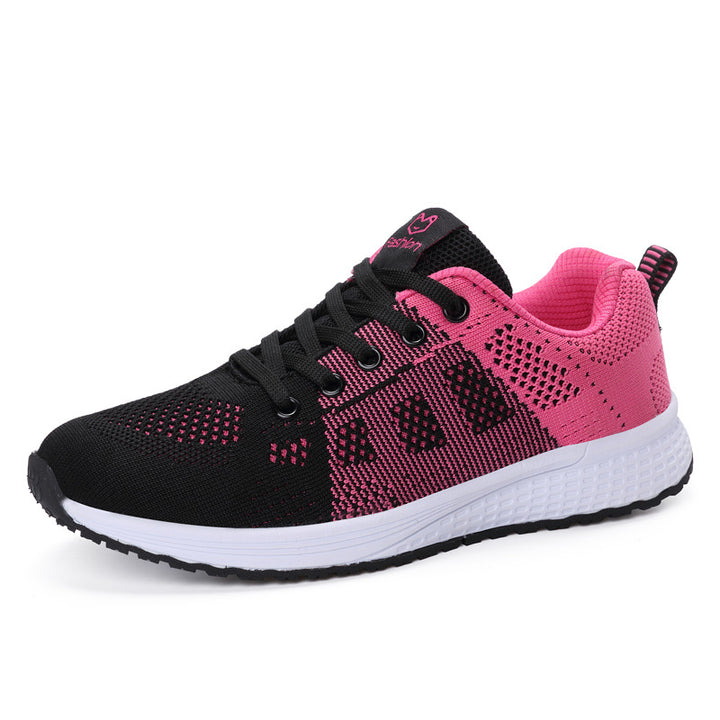 Damen nan atmungsaktive Strick-Laufsneaker mit nahtlosem Maschenobermaterial und reaktionsfreudiger Schaumdämpfung Drune