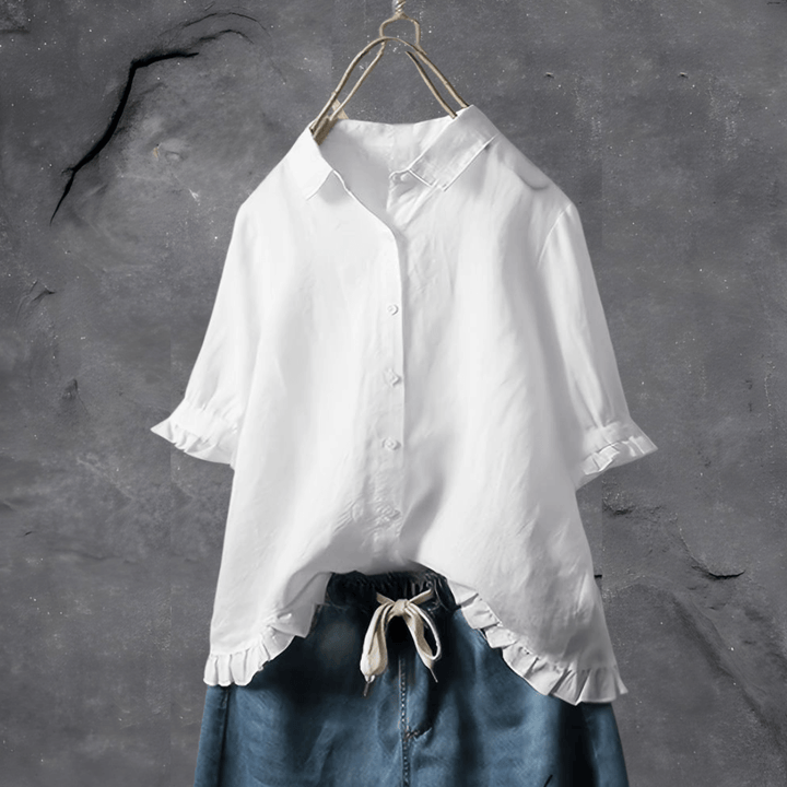 Drune | Bluse Mit Knöpfen Für Damen