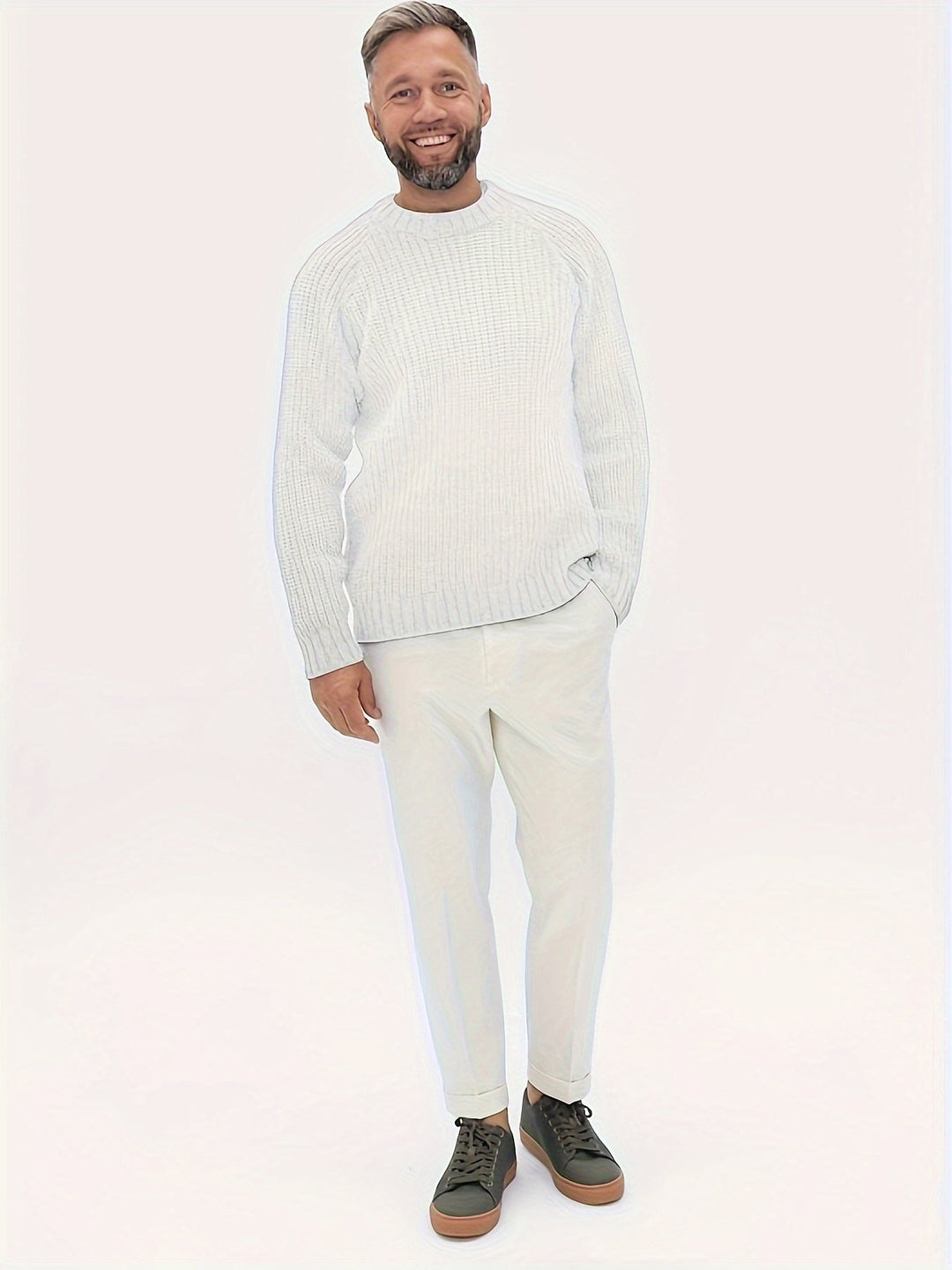 Drune | Strickpullover Im Klassischen Design Acryl Komfortabel und Warm
