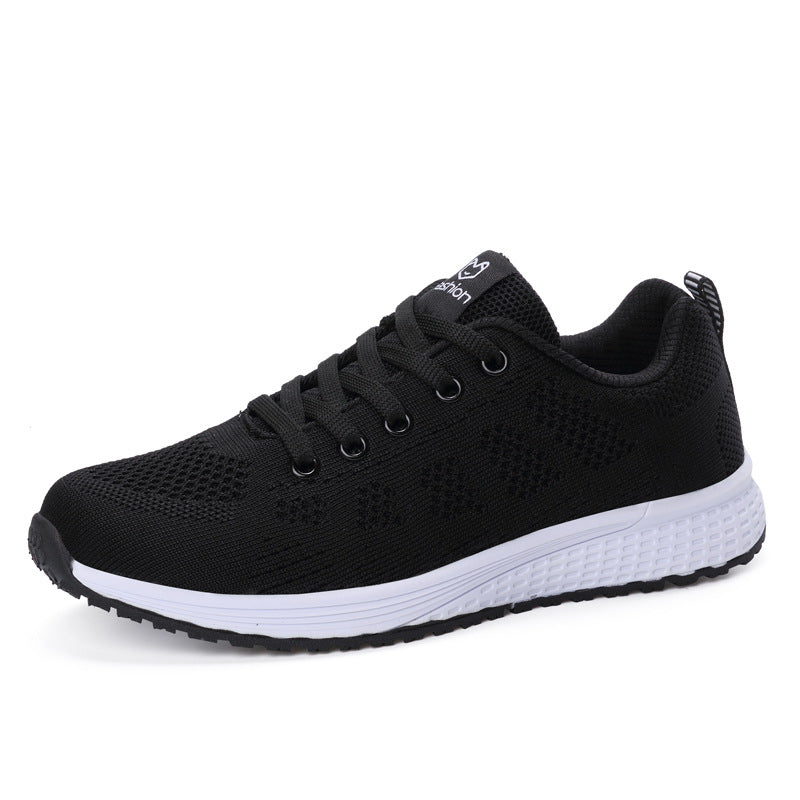 Damen nan atmungsaktive Strick-Laufsneaker mit nahtlosem Maschenobermaterial und reaktionsfreudiger Schaumdämpfung Drune