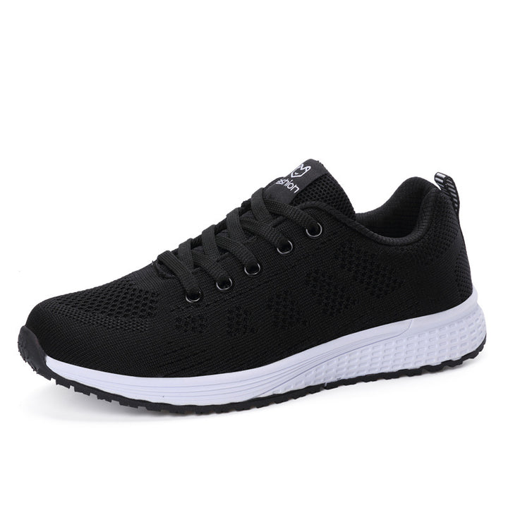 Damen nan atmungsaktive Strick-Laufsneaker mit nahtlosem Maschenobermaterial und reaktionsfreudiger Schaumdämpfung Drune