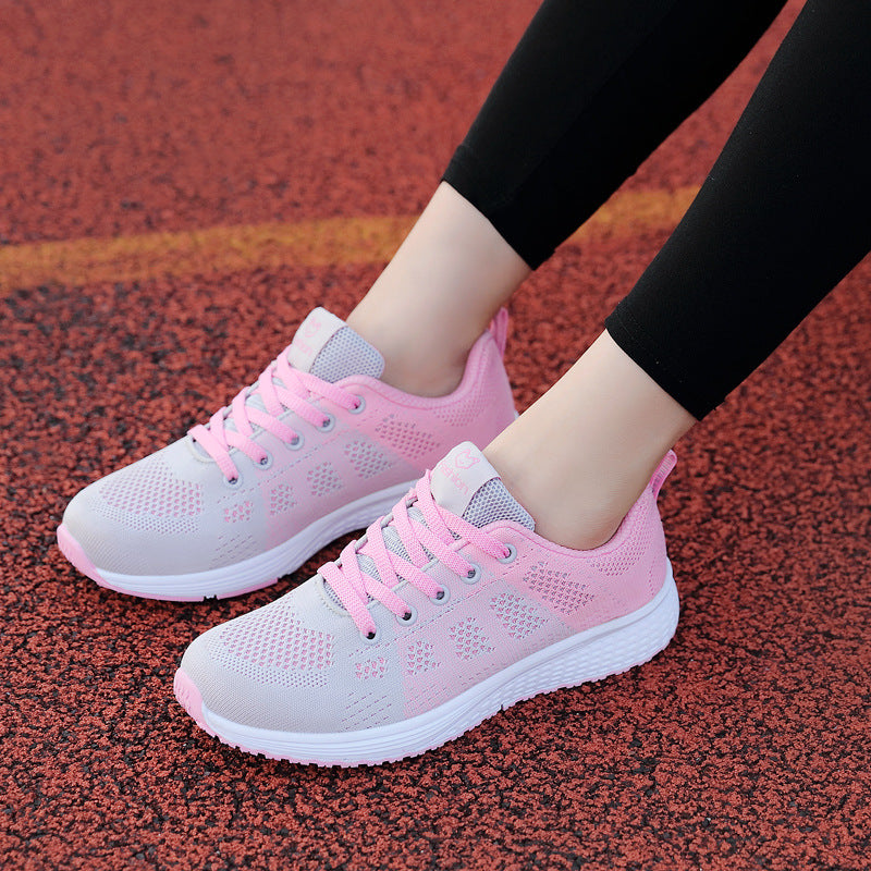 Damen nan atmungsaktive Strick-Laufsneaker mit nahtlosem Maschenobermaterial und reaktionsfreudiger Schaumdämpfung Drune