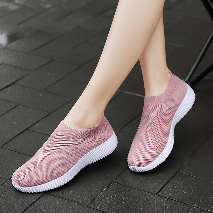 Damen Atmungsaktive Slip-On Sneakers mit flexiblem Obermaterial Drune