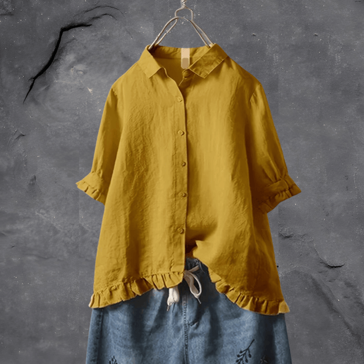 Drune | Bluse Mit Knöpfen Für Damen