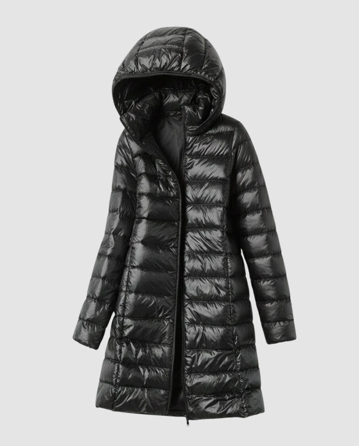 Damen Ultraleichte Daunenjacke mit Kapuze | Drune