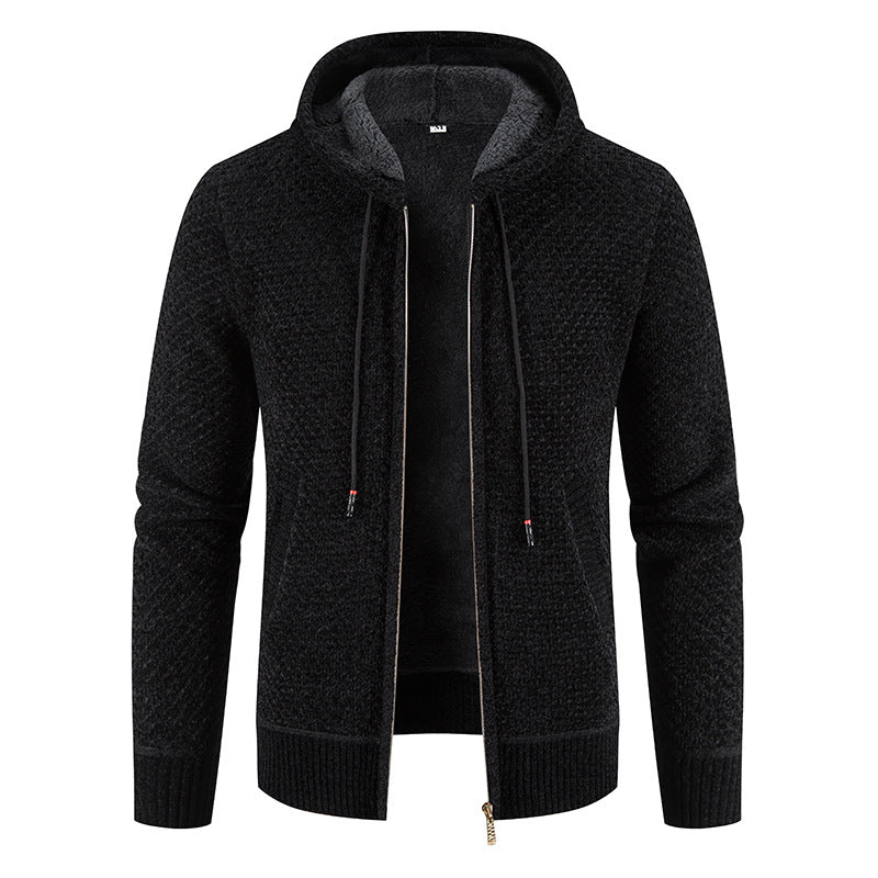 Drune | Stilvoller Kapuzen-Cardigan für Männer