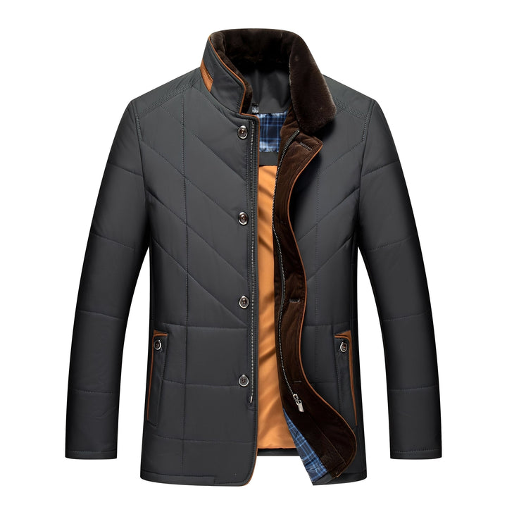 Drune | Elegante, gepolsterte Jacke mit Knöpfen für Männer