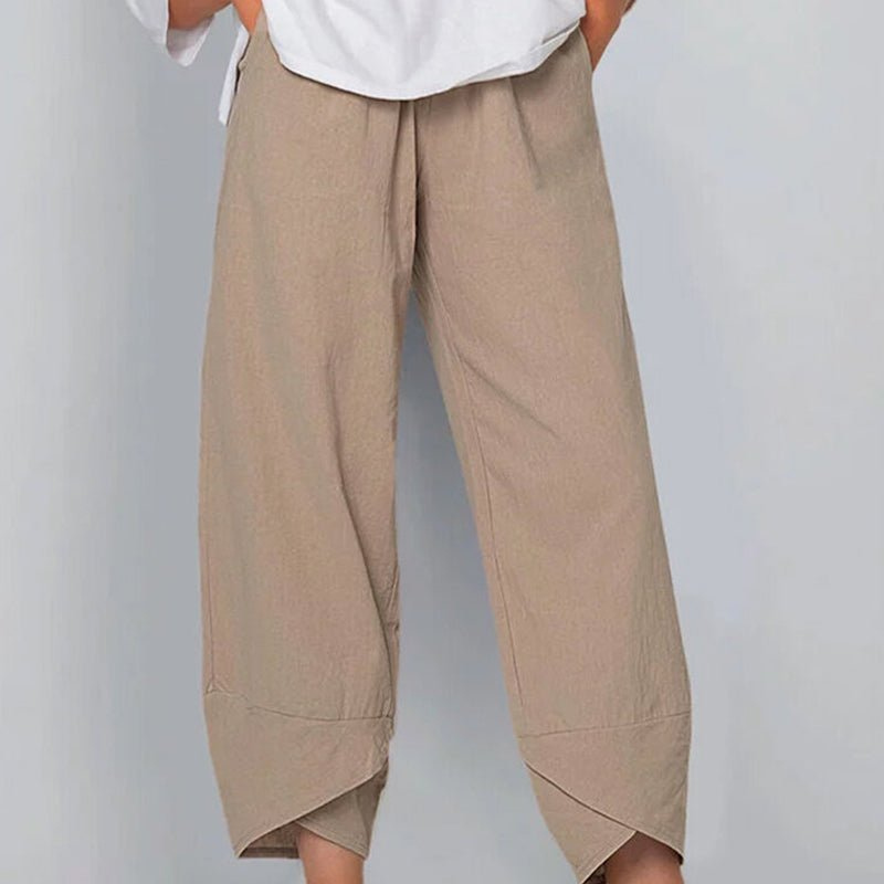 Drune | Damenhose Leichte Baumwoll Und Leinen Damen Sommer Komfort
