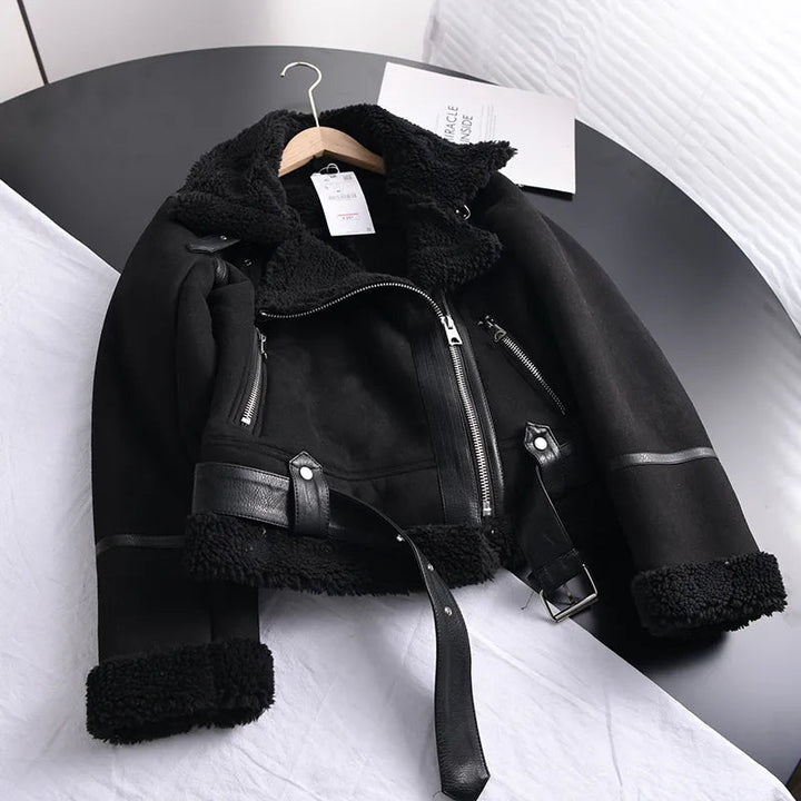 Drune | Wildleder Winterjacke - Warm & Stilvoll