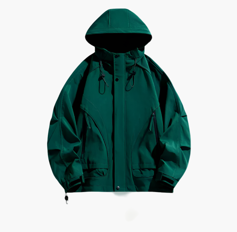 Drune | Outdoor Funktionsjacke - Winddichte Regenjacke für Freizeit und Sport