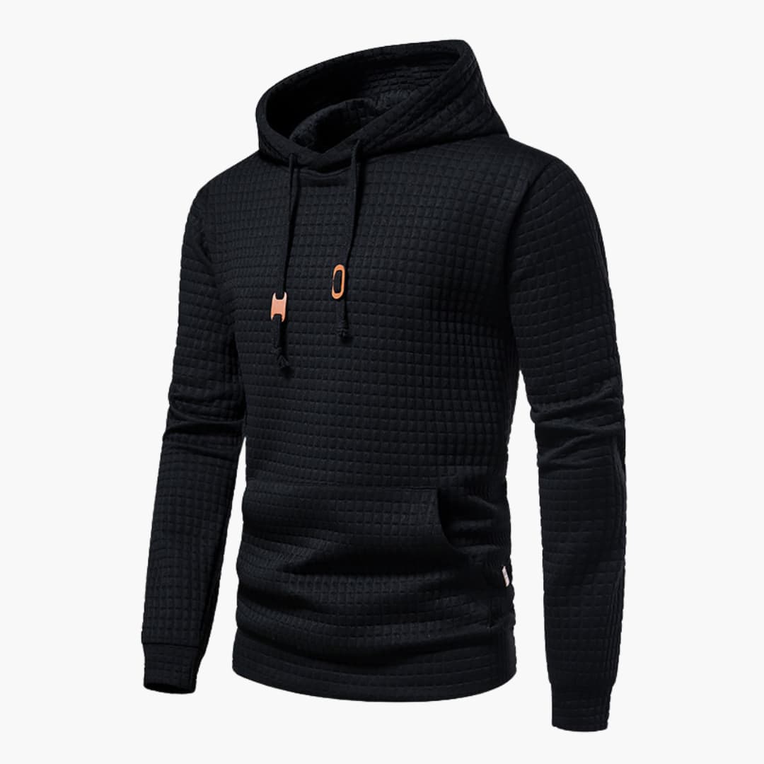 Drune | Kapuzenpullover Kariert - Moderner Freizeit-Hoodie für Alltag und Sport