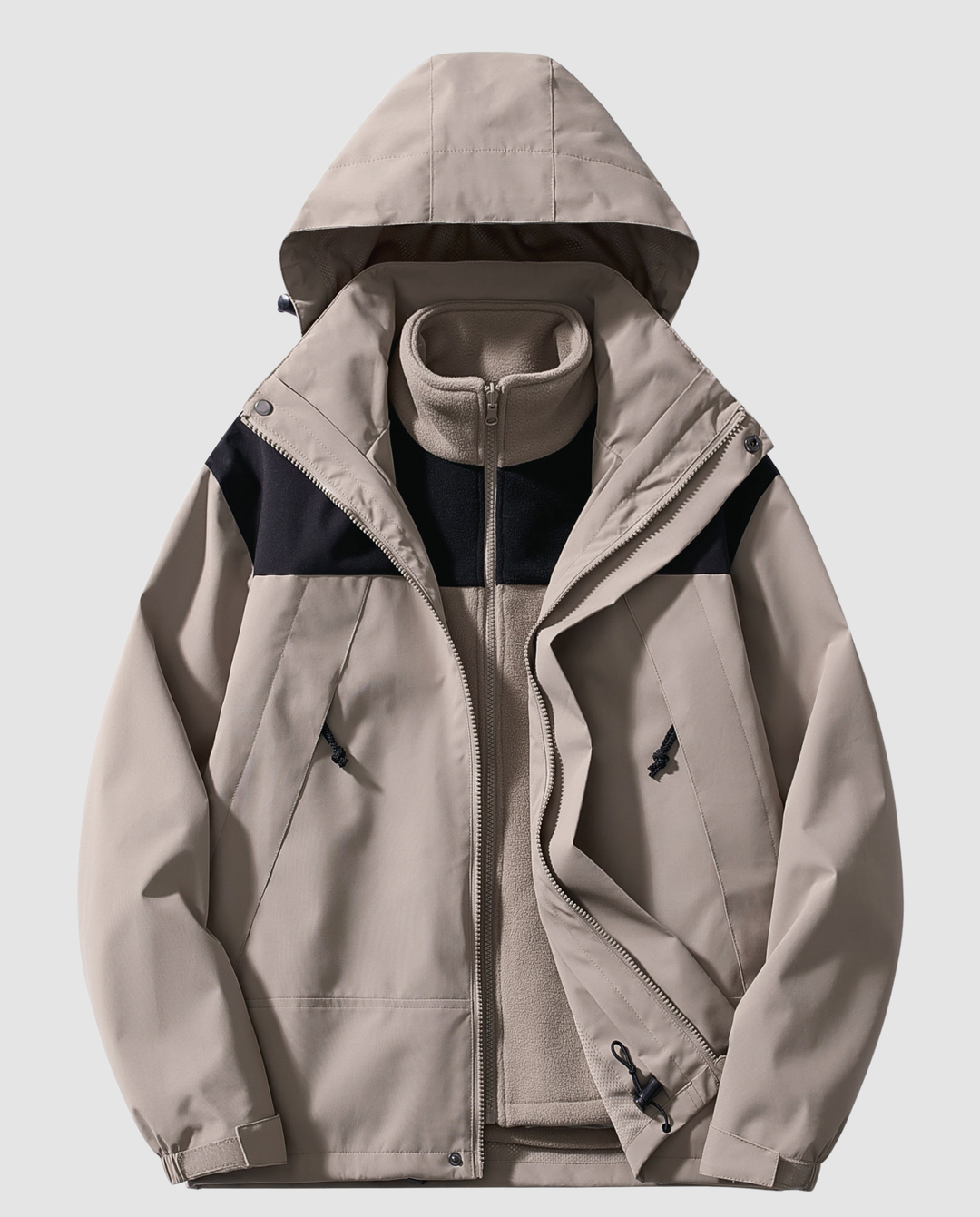 Warme Damen Winterjacke Fleece | Drune