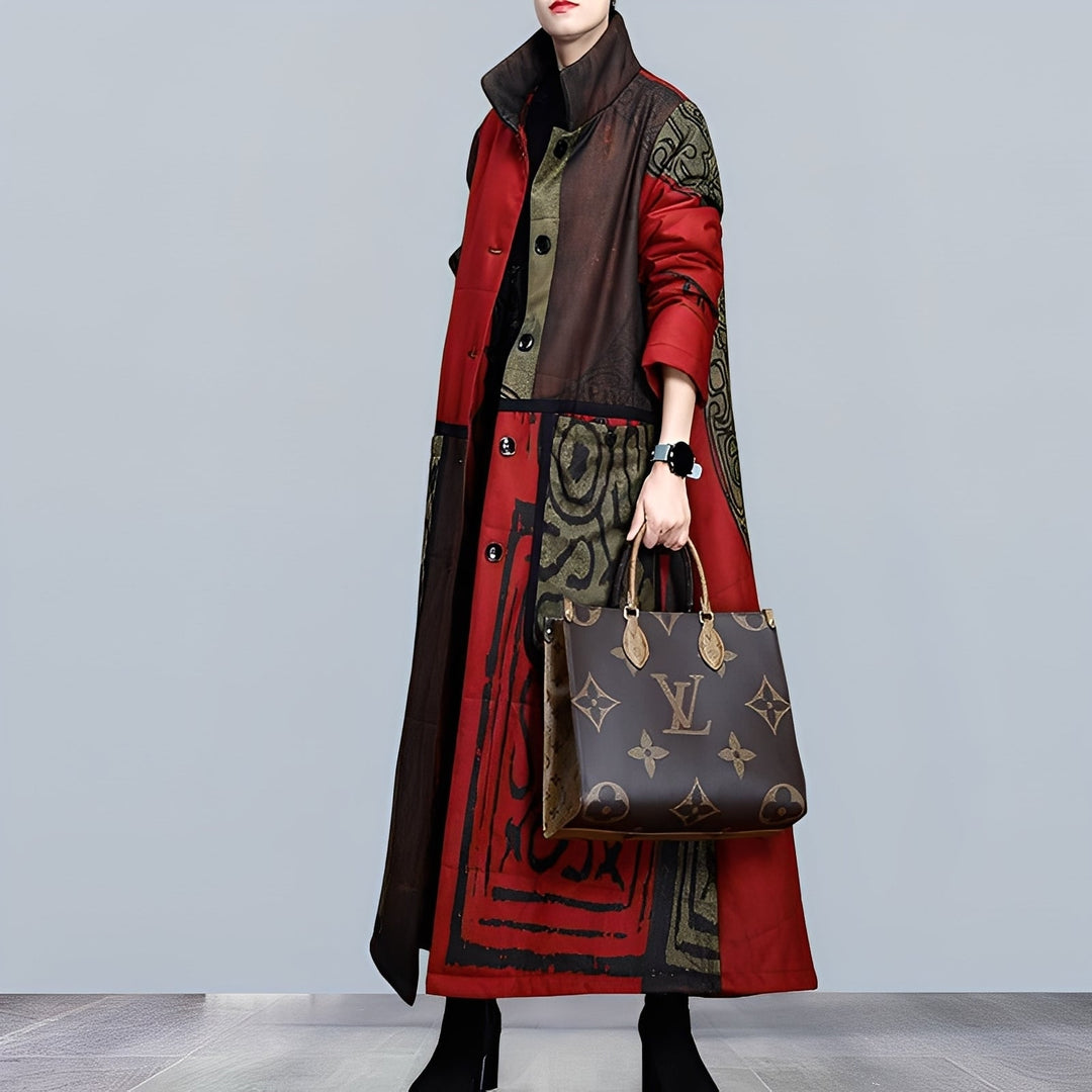 Drune | Lässige Parka-Jacke mit Stehkragen für Damen