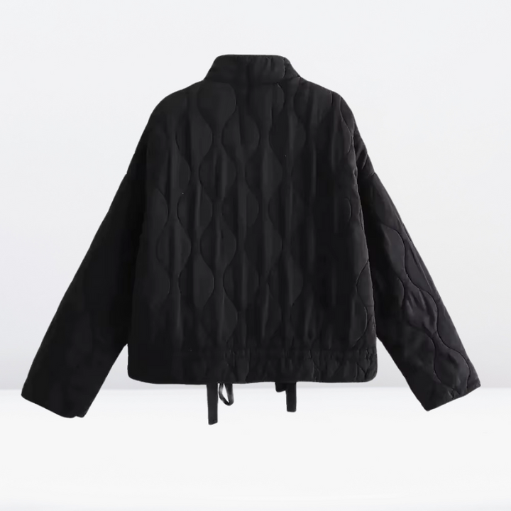 Drune | Damen Steppjacke mit Kordelzug & Reißverschluss