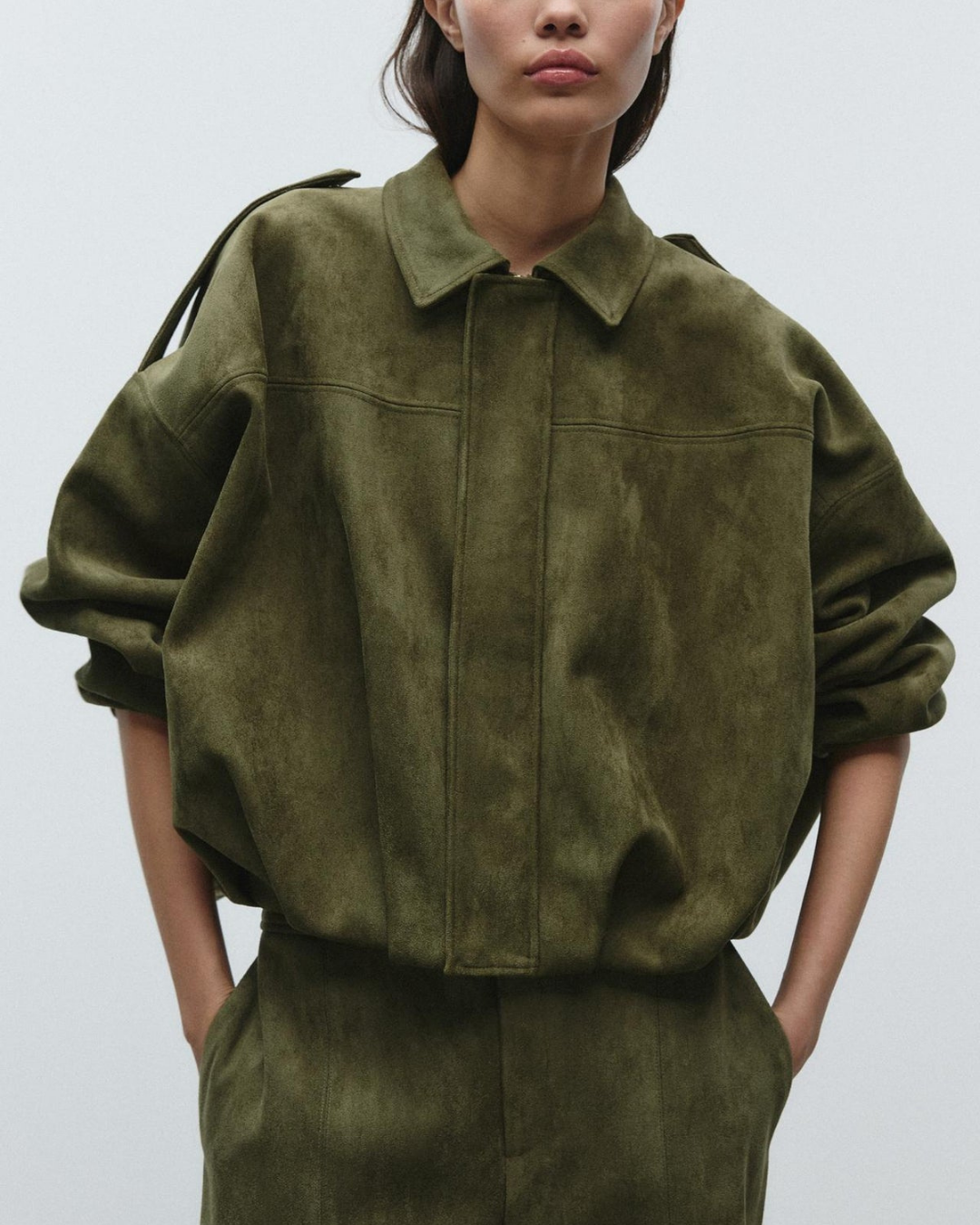 Drune | Damen Cropped Boxy Jacke