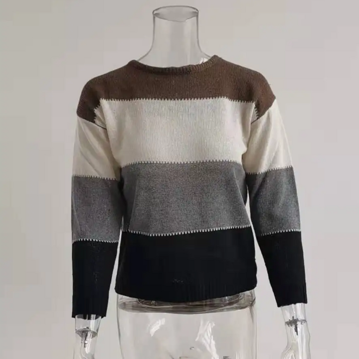 Drune | Farbblock-Pullover, bequemer Pullover