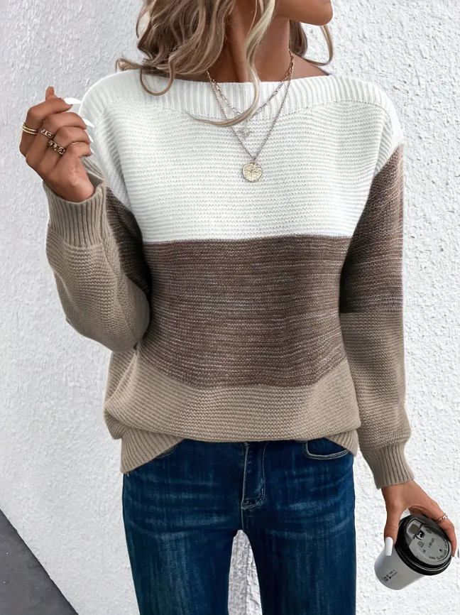 Drune | Eleganter Langarm Pullover mit Fallenden Schultern