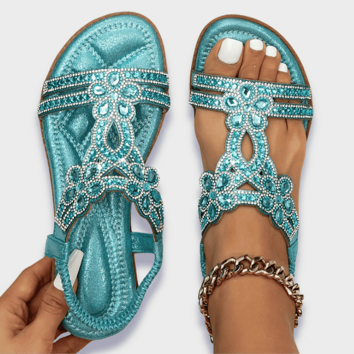elegante und bequeme Boho-Sandale für Damen Drune Drune